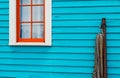 Brightly colored house