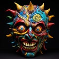 Colorful Devil Mask: Grotesque, Macabre, And Fantastical Art