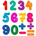 Brightly Colored Numbers