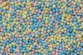 Brightly colored polystyrene beads texture as full-frame background Royalty Free Stock Photo