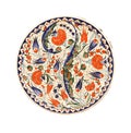 Brightly colored porcelain dishes