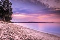 Sunset view of Lake Victoria, Entebbe, Uganda, Africa Royalty Free Stock Photo