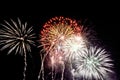 Brightly Colorful Fireworks