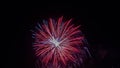 Colorful fireworks festival happy new year Royalty Free Stock Photo