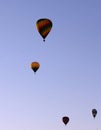 Hot Air Balloons over Lake Havasu City Royalty Free Stock Photo