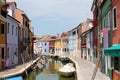 Brightly coloured houses and boats