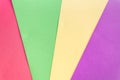 Brightly coloured striped background in pink, yellow, green and purple Royalty Free Stock Photo