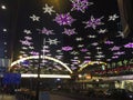 Brightly decorated streets, Hongkong Street life