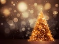 Christmas Tree Made Of Lights