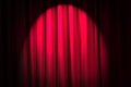Brightly lit curtains - theatre concept Royalty Free Stock Photo