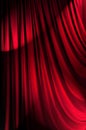 Brightly lit curtains - theatre concept Royalty Free Stock Photo