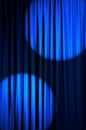 Brightly lit curtains - theatre concept Royalty Free Stock Photo
