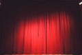 theatre Brightly lit curtains for your background Royalty Free Stock Photo