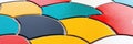 Brightly Lit Penrose Tiling Pattern Featuring Contrasting Colors and Non-Repeating Shapes