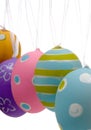 Brightly painted Easter Egg Decorations Royalty Free Stock Photo