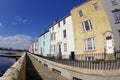 Painted Houses on Hartlepool Headland Royalty Free Stock Photo