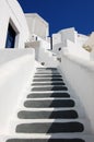 Brightly painted stairs