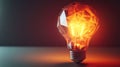 brightness melting innovation lightbulb Royalty Free Stock Photo