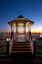 Brighton Bandstand at sunset Royalty Free Stock Photo