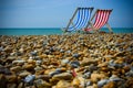 Brighton Beach. Royalty Free Stock Photo