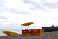Brighton: beach life guard surf rescue Royalty Free Stock Photo