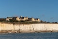 View of Roedean School near Brighton on January 8, 2019. Three unidentified people