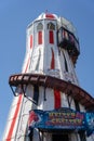 View of the helter skelter on the pier in Brighton on July 15, 2022 Royalty Free Stock Photo