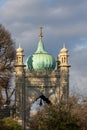 View of the Royal Pavilion in Brighton, East Sussex on March 6 2024