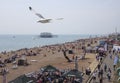 Brighton East Sussex UK summertime ruined west pier Royalty Free Stock Photo