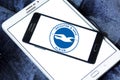 Brighton & Hove Albion soccer club logo Royalty Free Stock Photo