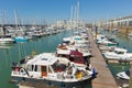 Brighton marina boats moored England uk