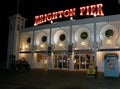 Brighton Pier amusement arcade at night