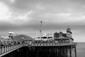 Brighton Pier in black and white Royalty Free Stock Photo