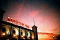 Brighton pier sunset Royalty Free Stock Photo