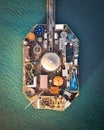 Brighton Pier, United Kingdom - Aerial Photograph Royalty Free Stock Photo