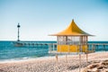 Brighton surf life saving tower, South Australia Royalty Free Stock Photo