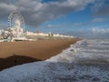 BRIGHTON, SUSSEX/UK - FEBRUARY 15 : Brighton after the storm in