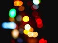 Brights lights out of focus Royalty Free Stock Photo