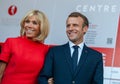 Brigitte Macron, Emmanuel Macron Royalty Free Stock Photo