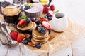 Brigt and colorful breakfast ingredients Royalty Free Stock Photo