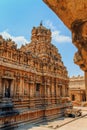 Brihadeeswara Temple in Thanjavur, Tamil Nadu, India. Royalty Free Stock Photo