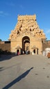 Famous Brihadeshwara temple in India.