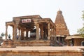 Entrance Tower Gopuram of Thanjavur Brihadisvara temple in Tanjore tamilnadu India Royalty Free Stock Photo