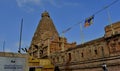 The Big Temple of Thanjavur with the name stone