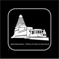 Brihadisvara Temple Thanjavur, Tamil Nadu vector icon