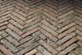 Bricks herringbone pattern