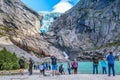 Briksdal glacier, Norway Royalty Free Stock Photo