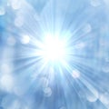 Brilliance of sun beams sparkle from center Royalty Free Stock Photo
