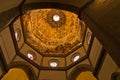 Brilliant artistic details on a dome of Santa Maria del Fiore cathedral in Florence, Tuscany