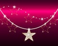Brilliant chain with a golden stars